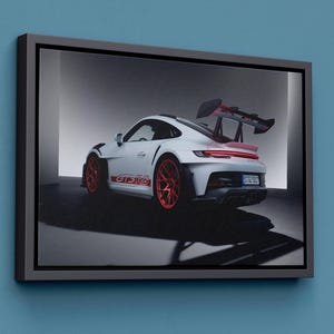 Porsche 911 GT3 RS3 Canvas Wall Art Porsche Wall Art Sport Car Porsche Canvas Wall Art Porsche Prints Porsche Poster Print porsche gift