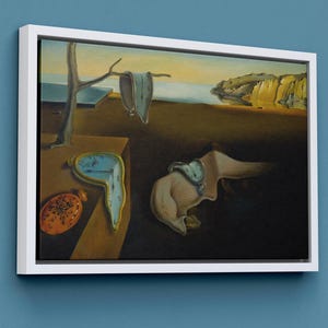 The Persistence of Memory Wall Art, Salvador Dali, The Persistence of Memory Canvas, Huge Canvas Home Decor, Salvador Dali Art