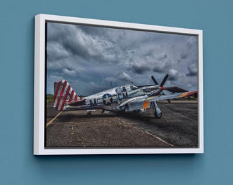 Arte de pared Mustang P-51 B/C de caza norteamericano, decoración de pared Mustang, arte de pared de avión, decoración de pared de avión, arte de pared de caza, juego de decoración de pared de caza