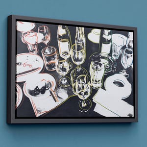 Andy Warhol After the Party poster, Andy Warhol After the Party Print,Andy Warhol Astronaut Wall Art Canvas Paint Print Poster Ready To Hang