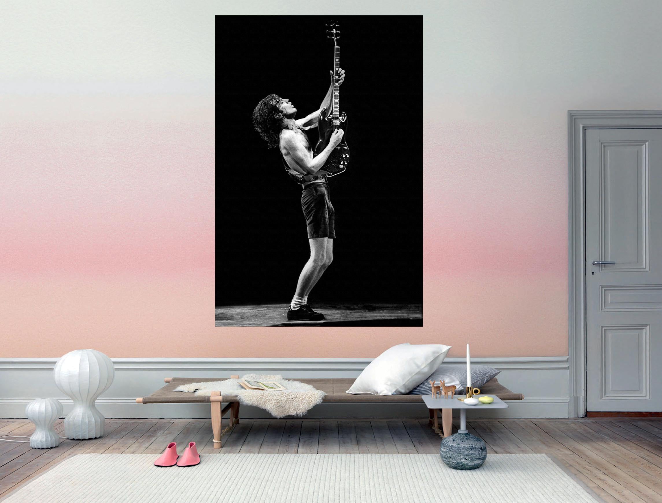 Angus Young, AC/DC - Heavy Metal Classic Canvas Wall Art, Rock N Roll ...