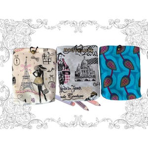 Cotton Fleece Book Cover – Protective Book Sleeve | Reader Gift | Handmade Book Case | Pocket Size