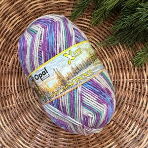 106,67 EUR/kg Opal Sock Yarn 8ply Worsted weight 150g (320m/350yd) Winter Sun/Wintersonne 11431 Wool Superwash