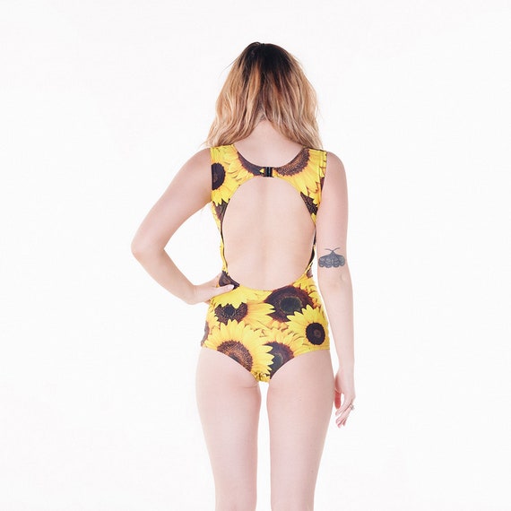 Sunflower swimsuit sales one piece