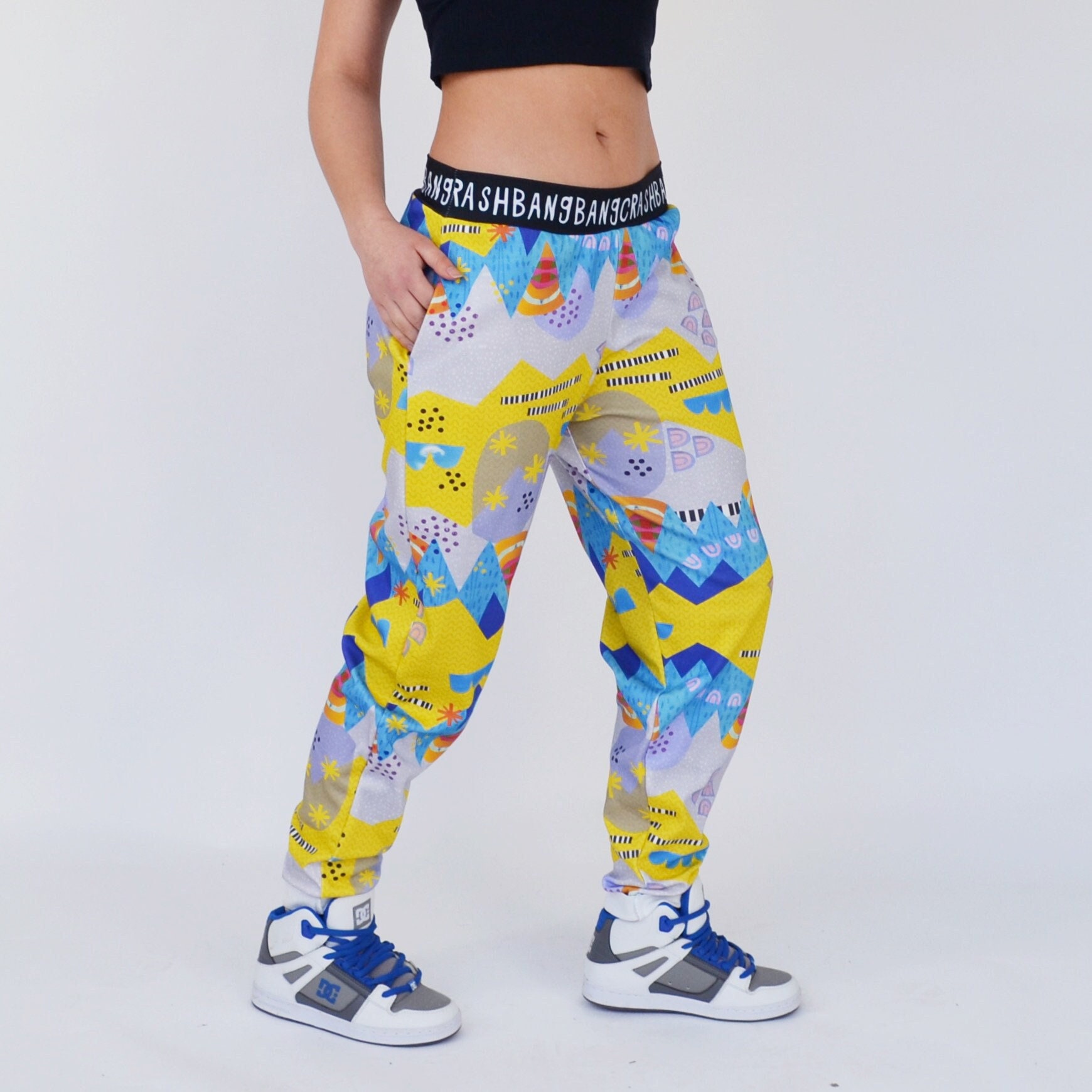 Mountain Print Pants Etsy UK