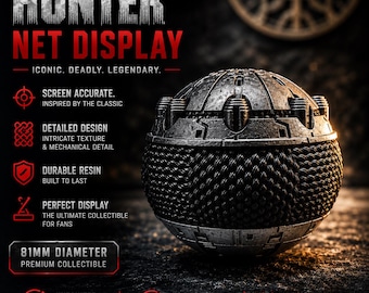 Predator Net Ball | Resin Display Prop | Painted or Unpainted | Collector Replica | Sci-Fi Gift