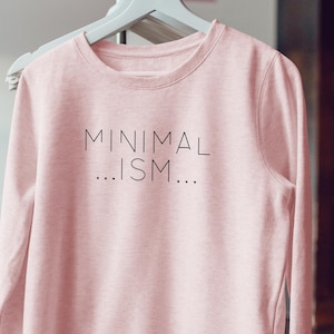 Minimal T-shirt, Minimalism T-shirt, Minimalist Shirt, Minimalism - Simple Living Tshirt, Modern Art Design Shirt, Minimal Lifestyle