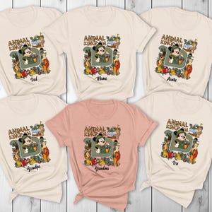 Disney Animal Kingdom Mickey and Friends Shirt, Vintage Safari Mode Shirt, Retro Disney Family Trip Shirt, Disney Wil Tee