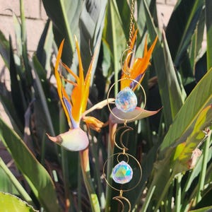 Moon & Crystal Sun Catcher