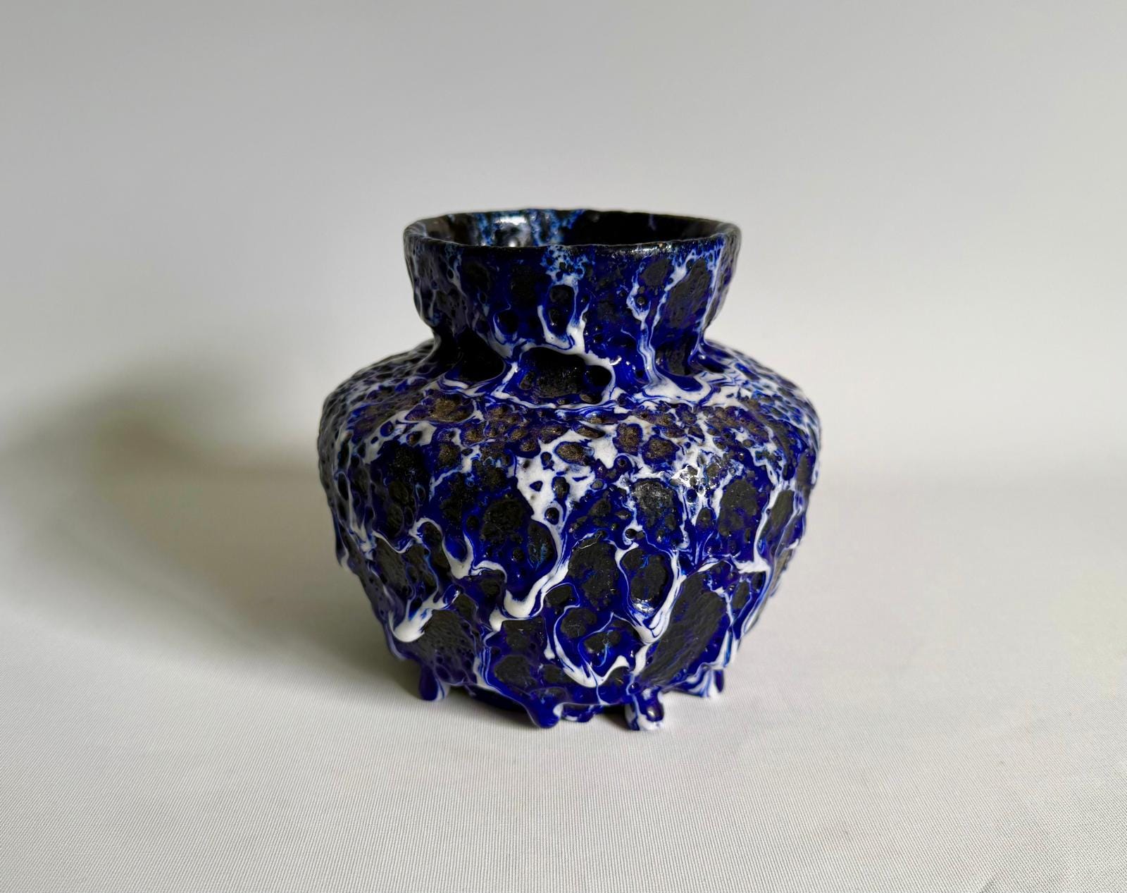ヴィンテージ Es Keramik ファット ラバ花瓶 WGP ミッドセンチュリー