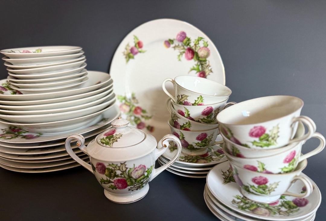 Distle Vintage SAJI Japan Porcelain Tableware, Distle Decor, Tea Cups, Dishes ...