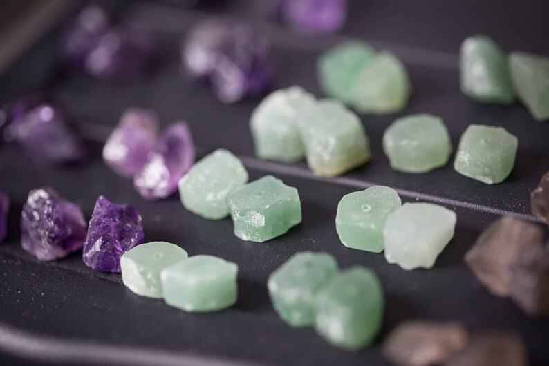 Raw Rose Quartz Modern Hook Earrings Argentuim Sterling Silver image 8