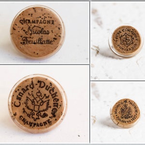 French Champagne Cork Cocktail Ring image 5