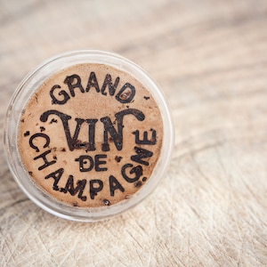 French Champagne Cork Cocktail Ring