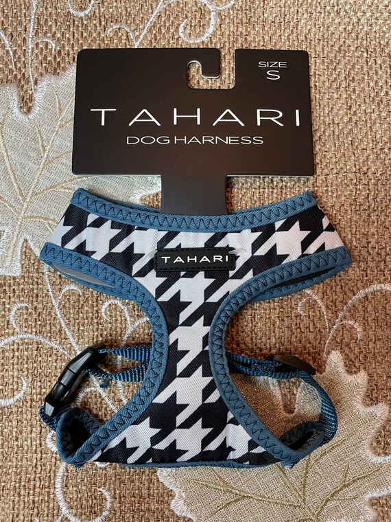 Tahari Washable Houndstooth Dog Harness Size Small Etsy