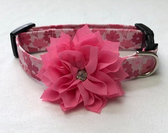 Bohemian Sprout Floral Dog Collar Size XS through Large by Doogie Couture Pet Boutique