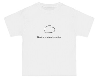Thats a Nice Boulder T-Shirt | Funny Rock Climbing Shirt | Unisex Graphic Tee | Loose Fit Bouldering Shirt | Gift for Climbing & Shrek Fans