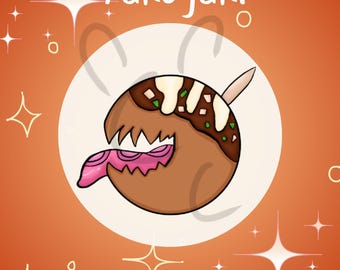 Takoyaki Monster Sticker