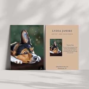 Biglietti d'auguri / Animali / Vuoto all'interno / Formato A6 una volta piegato / Regalo Compleanno Anniversario Animali colorati fatti a mano Arte digitale