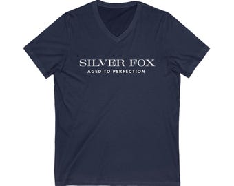 Unisex Jersey Short Sleeve V-Neck Tee
