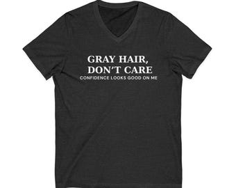Unisex Jersey Short Sleeve V-Neck Tee