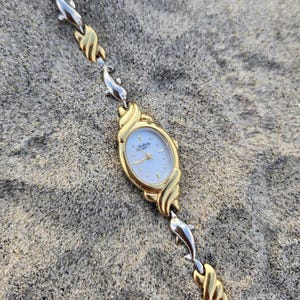 SIilver 925 two tone dolphin vintage watch