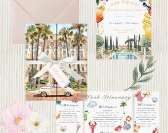 Luxury Girls Trip Invitation: South of France Travel Itinerary
