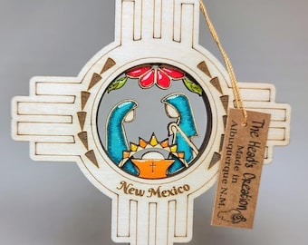 New Mexico Nativity Scene Ornament