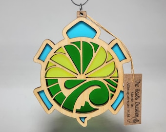 New Mexico Turtle Suncatcher Ornament