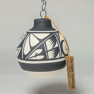 Southwest Ornament Bulb Black SOLD INDIVIDUALLY