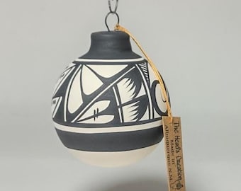 Southwest Ornament Bulb Black SOLD INDIVIDUALLY