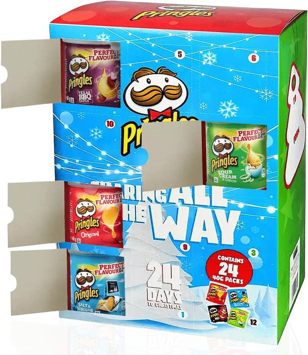 Pringles Advent Calendar 202424 Days of Christmas Crisps Advent