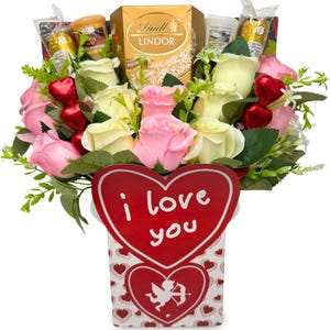Chocolate Bouquet Ferrero, Lindt and Yankee Candle, Anniversary Gift, Valentines, Birthday, Congratulations, Easter, Thank You Bouquets