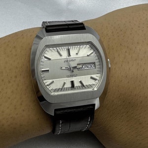 Vintage Orano Automatic Watch - 1970s Swiss Made Mens Mechanical Wristwatch, Classy Sports Watch, Unique Gift for Men, Watch Collector