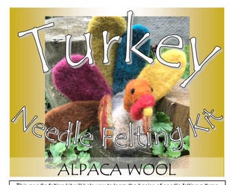 Turkey Needle Felting DIY Kit