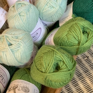 Classic Alpaca Yarn, DK Weight, Collection of Greens, 110 Yards image 7