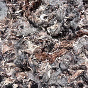 Alpaca and Llama Fiber Stuffing – 8 ounces - Farm Seconds for Felting, Pet Beds, Nesting Balls
