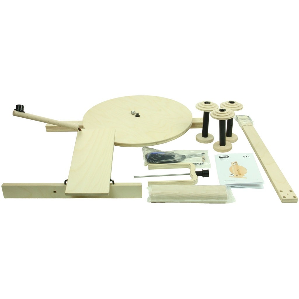 Spinning Wheels Louet S17 Spinning Wheel Kit Single Treadle Etsy