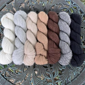 100% Alpaca Yarn - Simplemente Worsted Weight - 165 Yards - Color Choice