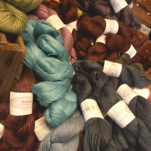 Astral Alpaca Blend Yarn, DK Weight, 197 Yards, 20 Yarn Colors