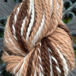 100% Alpaca Yarn, Worsted Weight, Natural Colors, 165 Yards, 3.5 Ounces, Espiral, Arequipa
