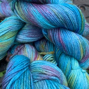 Hand-Dyed Alpaca Yarn: DK Weight, Paca Paints &quot;Tahiti&quot;