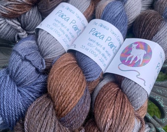 Blue Baby Alpaca Yarn From Peru for Crocheting or Knitting