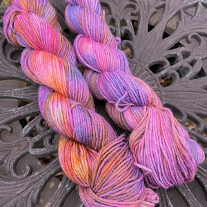 Hand-Dyed Alpaca Yarn – DK Weight, Soft and Natural, Paca Paints “Betony” for Crochet and Knitting