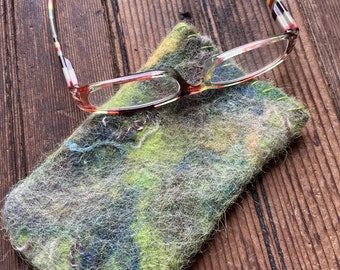 Felted Eyeglasses or Sunglasses Case