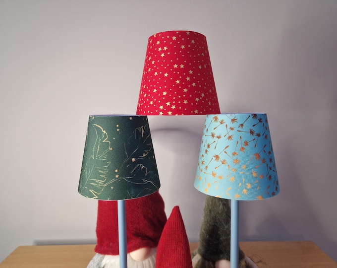 Colorful LED Lampshade Slipcover for Christmas | Wireless Lamp Decor