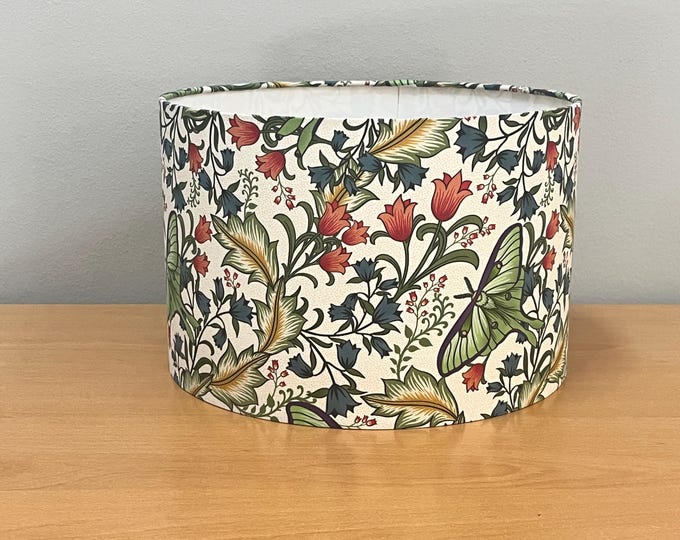 Romantic Lampshade with Flower and Butterfly Decor, Home Decor Accent