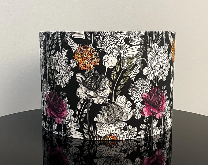 Flower Lampshade - Handcrafted Luxury Lighting For Table Lamp or Pendant
