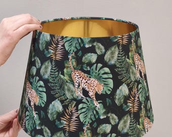 Luxury Jungle Leopard Conical Lampshade – Chic Home Decor