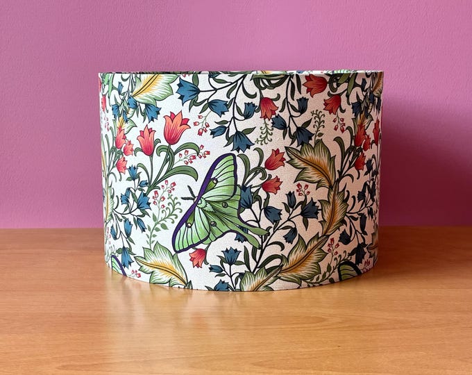 Romantic Lampshade with Flower and Butterfly Decor, Home Decor Accent